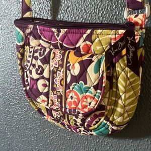 NWOT Vera Bradley Crossbody Plum Crazy Retired Pattern.